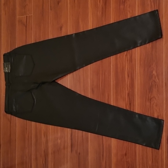 Banana Republic Coated Mid-Rise Skinny Fit Jeans Black Size 6R/28 - Picture 8 of 13